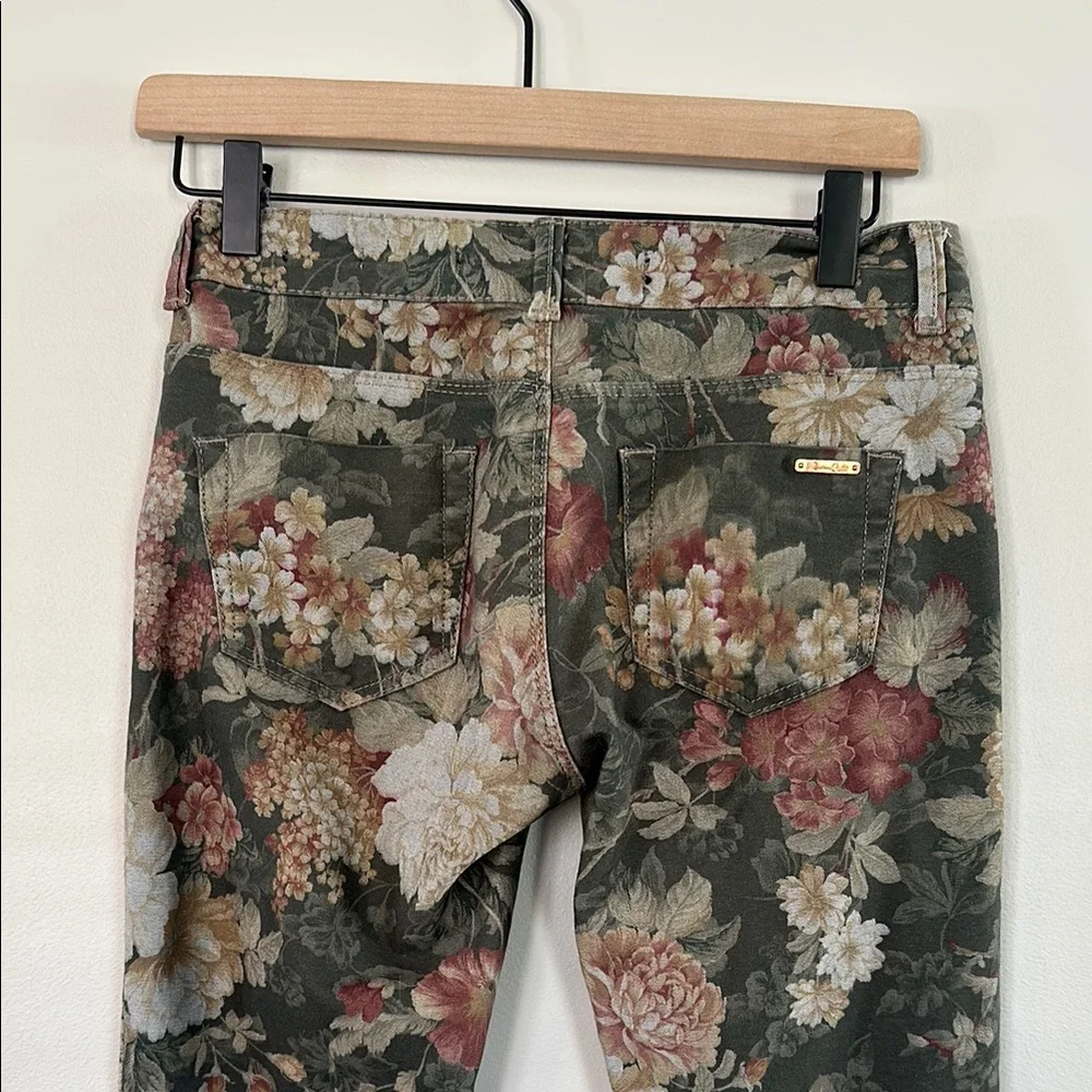 Zara Green Floral Pants - Picture 4 of 5